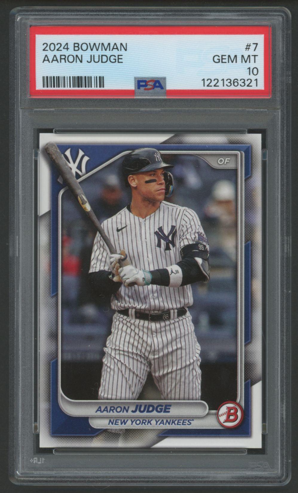 Aaron Judge 2024 Bowman #7 (PSA 10) at PristineAuction.com Aaron Judge 2024 Bowman #7 (PSA 10) at PristineAuction.com