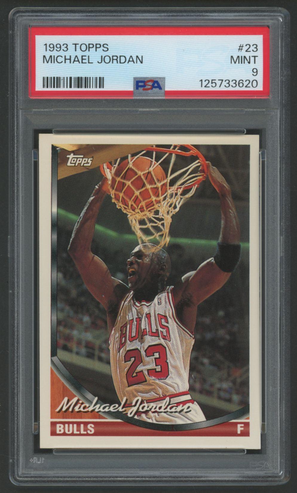 Michael Jordan 1993 Topps #23 (PSA 9) at PristineAuction.com Michael Jordan 1993 Topps #23 (PSA 9) at PristineAuction.com
