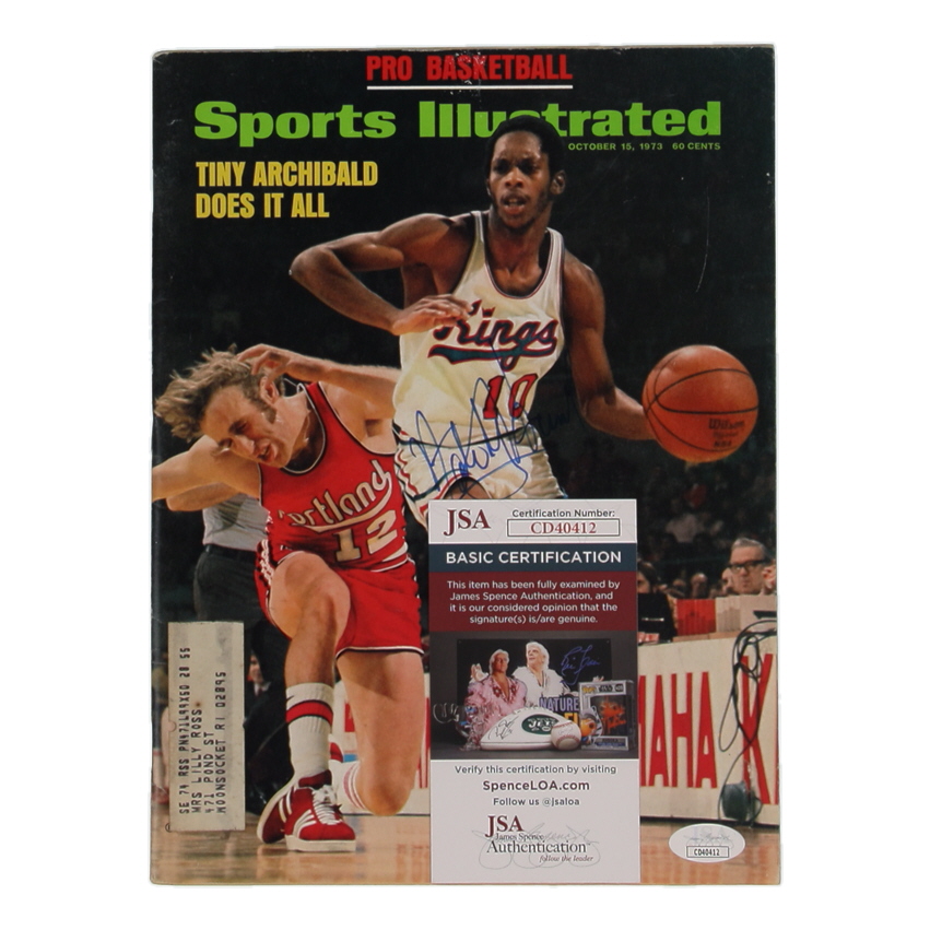 Nate Archibald Signed 1973 Sports Illustrated Magazine (JSA) at PristineAuction.com Nate Archibald Signed 1973 Sports Illustrated Magazine (JSA) at PristineAuction.com