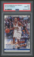 Allen Iverson 2016 Panini Black Friday #41 (PSA 10) at PristineAuction.com