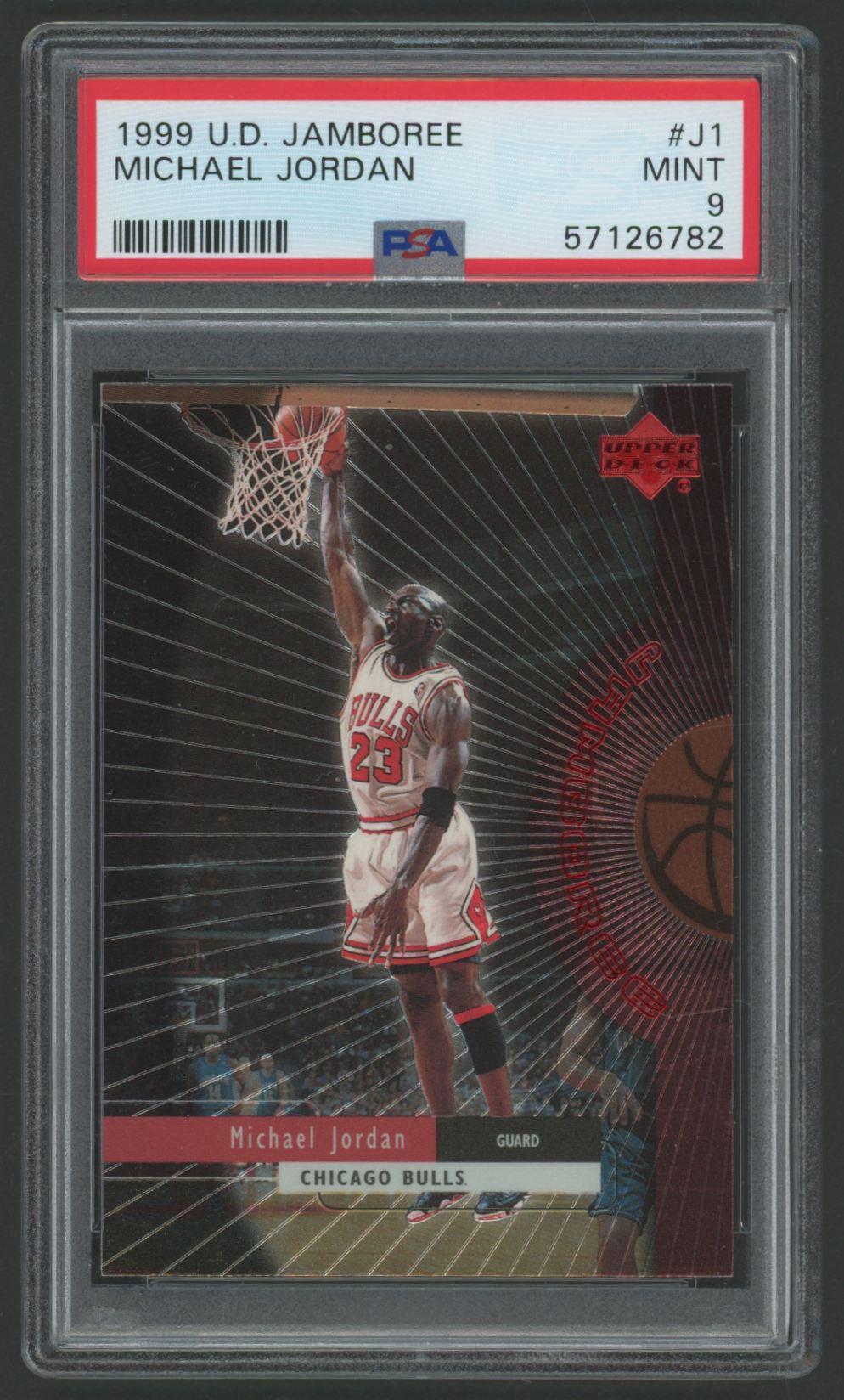 Michael Jordan 1999 Upper Deck Jamboree #J1 (PSA 9) at PristineAuction.com Michael Jordan 1999 Upper Deck Jamboree #J1 (PSA 9) at PristineAuction.com