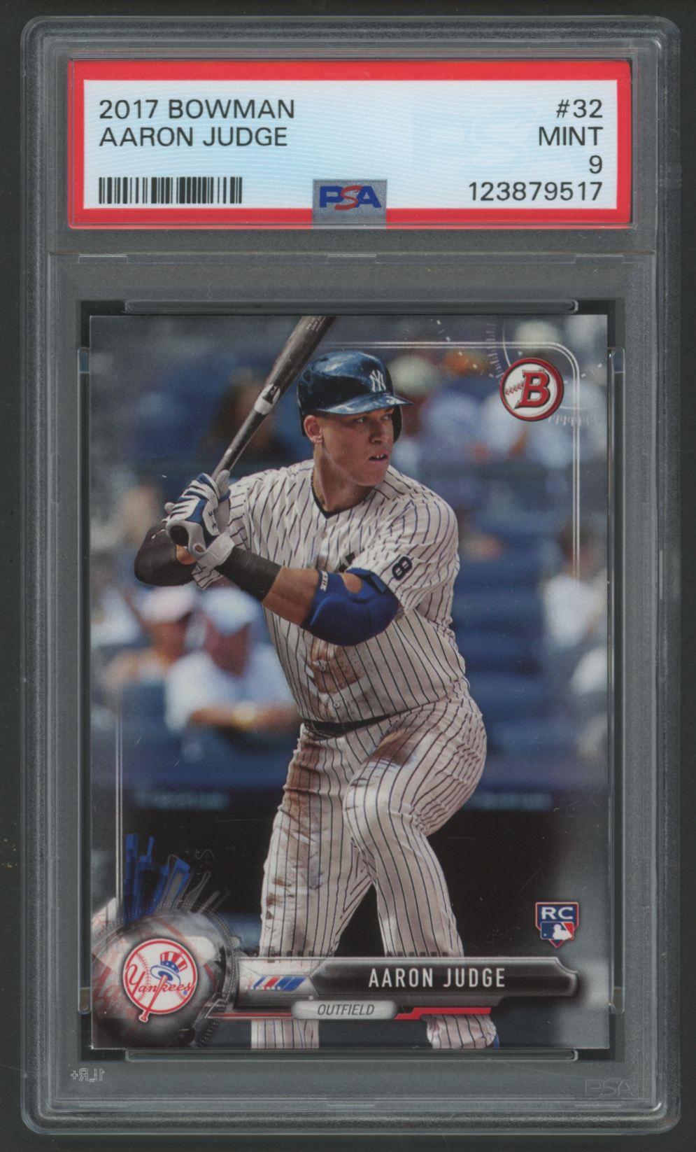 Aaron Judge 2017 Bowman #32 (PSA 9) at PristineAuction.com Aaron Judge 2017 Bowman #32 (PSA 9) at PristineAuction.com