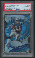 Dak Prescott 2021 Spectra Neon Blue Die-Cut #130 #21/50 (PSA 10) at PristineAuction.com
