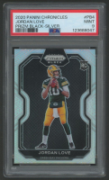 Jordan Love 2020 Panini Chronicles Prizm Black Silver #PB4 (PSA 9) at PristineAuction.com