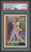 Tony Gwynn 2022 Diamond Kings Artist Proof Blue #12 (PSA 10) at PristineAuction.com
