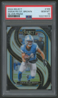 Amon-Ra St. Brown 2024 Select Silver Prizm #105 (PSA 10) at PristineAuction.com