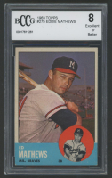 Eddie Mathews 1963 Topps #275 (BCCG 8) at PristineAuction.com