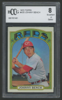 Johnny Bench 1972 Topps #433 (BCCG 8) at PristineAuction.com