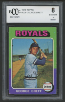 George Brett 1975 Topps #228 RC (BCCG 8) at PristineAuction.com