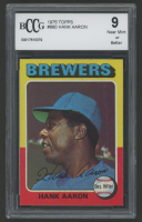 Hank Aaron 1975 Topps #660 (BCCG 9) at PristineAuction.com