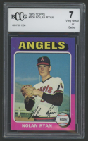 Nolan Ryan 1975 Topps #500 (BCCG 7) at PristineAuction.com