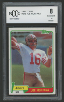 Joe Montana 1981 Topps #216 RC (BCCG 8) at PristineAuction.com
