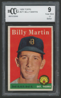 Billy Martin 1958 Topps #271 (BCCG 9) at PristineAuction.com