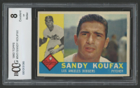 Sandy Koufax 1960 Topps #343 (BCCG 8) at PristineAuction.com