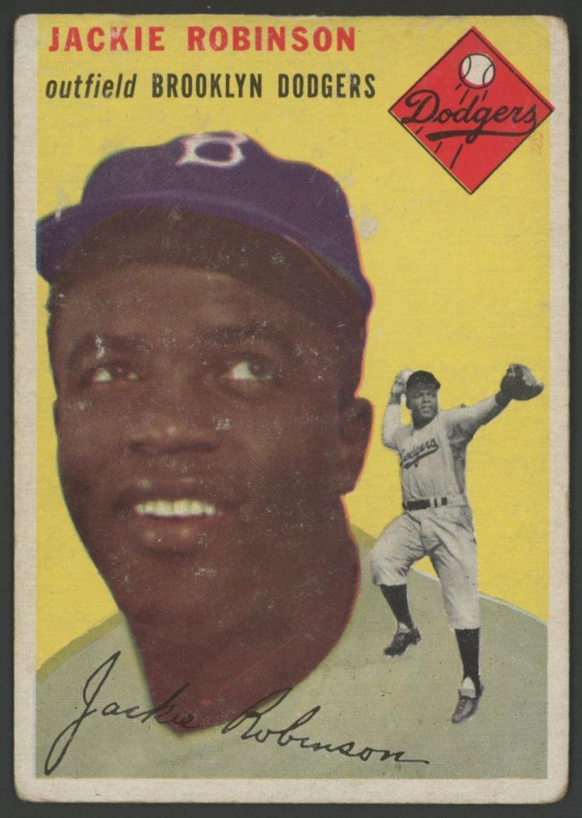 Jackie Robinson 1954 Topps #10 at PristineAuction.com Jackie Robinson 1954 Topps #10 at PristineAuction.com