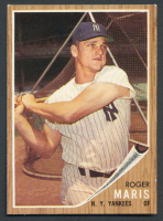 Roger Maris 1962 Topps #1 at PristineAuction.com