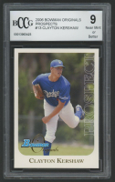 Clayton Kershaw 2006 Bowman Originals Prospects #13 RC (BCCG 9) at PristineAuction.com