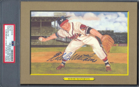 Eddie Mathews Signed 1985-97 Perez-Steele Great Moments #28 (PSA) at PristineAuction.com