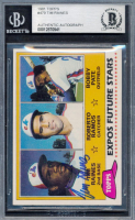 Tim Raines Signed Tim Raines RC / Roberto Ramos RC / Bobby Pate RC 1981 Topps #479 (BGS) at PristineAuction.com