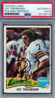 Joe Theismann Signed 1975 Topps #416 RC (PSA) at PristineAuction.com