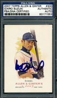 Ichiro Suzuki Signed 2007 Topps Allen and Ginter #300 (PSA) at PristineAuction.com