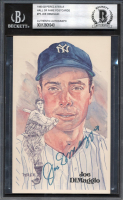 Joe DiMaggio Signed 1980-02 Perez-Steele Hall of Fame Postcards #75 (BGS) at PristineAuction.com
