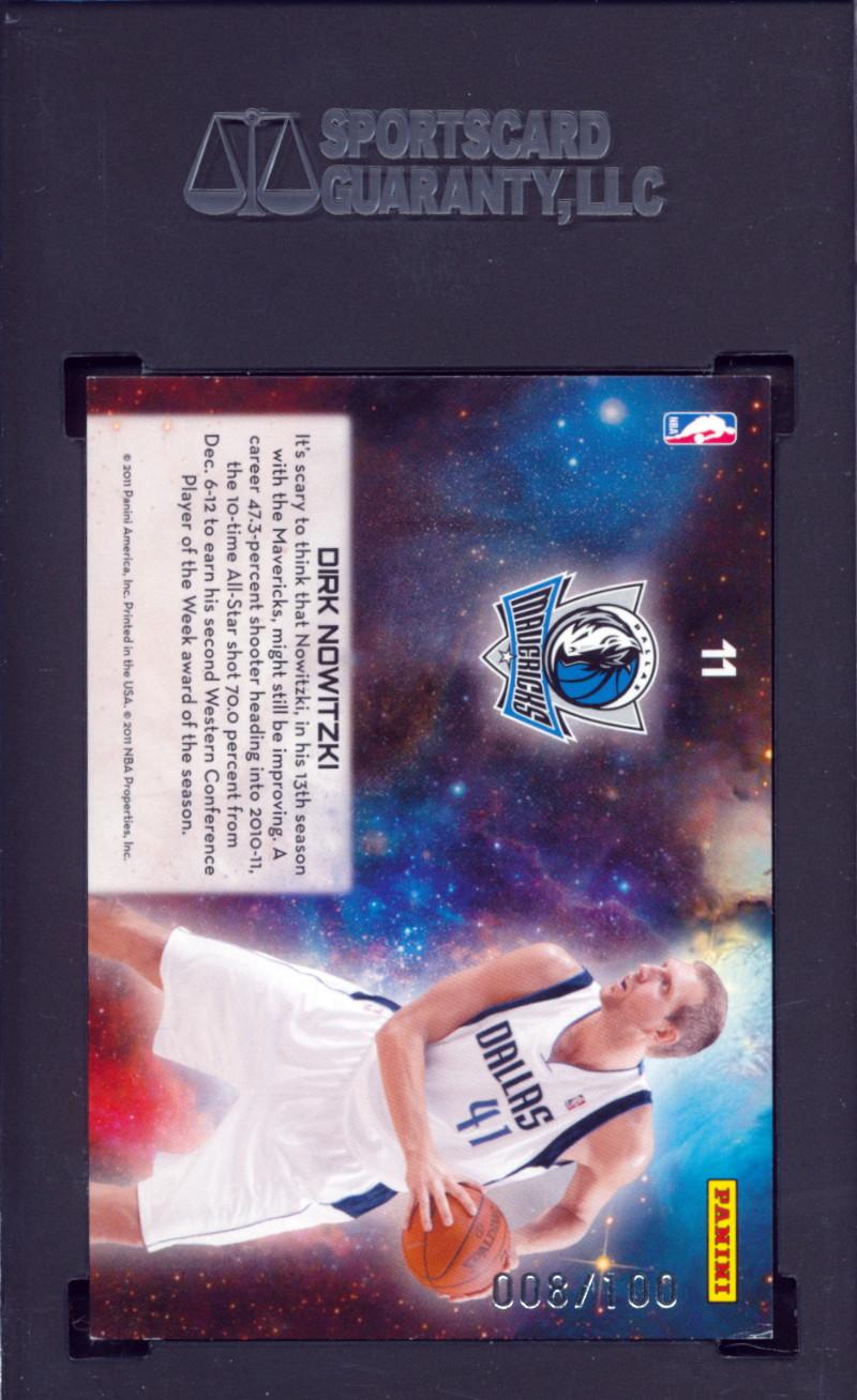 Dirk Nowitzki Signed 2010-11 Absolute Memorabilia Star Gazing Spectrum #11 #8/100 (SGC) at PristineAuction.com Dirk Nowitzki Signed 2010-11 Absolute Memorabilia Star Gazing Spectrum #11 #8/100 (SGC) at PristineAuction.com