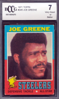 Joe Greene 1971 Topps #245 RC (BCCG 7) at PristineAuction.com