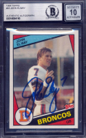 John Elway Signed 1984 Topps #63 RC (BGS | Autograph Graded 10) at PristineAuction.com