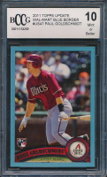 Paul Goldschmidt 2011 Topps Update Wal-Mart Blue Border #US47 RC (BCCG 10) at PristineAuction.com