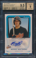 Manny Machado 2011 Bowman Prospect Autographs #MM RC (BGS 9.5 | Autograph Graded 9) at PristineAuction.com