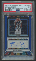 Kevin Garnett 2022 Contenders Optic All-Time Contenders Autograph Blue #ATCKVG #44/49 (PSA 9) at PristineAuction.com