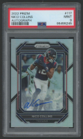 Nico Collins 2022 Panini Prizm Autograph #117 (PSA 9) at PristineAuction.com