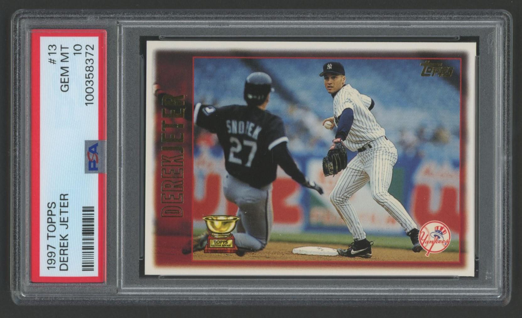 Derek Jeter 1997 Topps #13 (PSA 10) at PristineAuction.com Derek Jeter 1997 Topps #13 (PSA 10) at PristineAuction.com