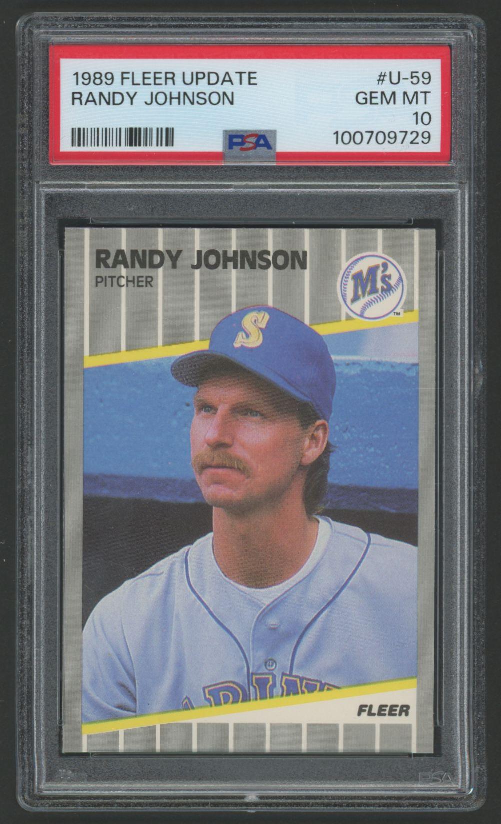 Randy Johnson 1989 Fleer Update #U59 (PSA 10) at PristineAuction.com Randy Johnson 1989 Fleer Update #U59 (PSA 10) at PristineAuction.com