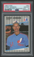 Randy Johnson 1989 Fleer / AD Blacked Out #381 RC (PSA 10) at PristineAuction.com