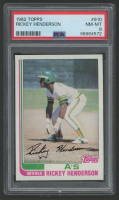 Rickey Henderson 1982 Topps #610 (PSA 8) at PristineAuction.com
