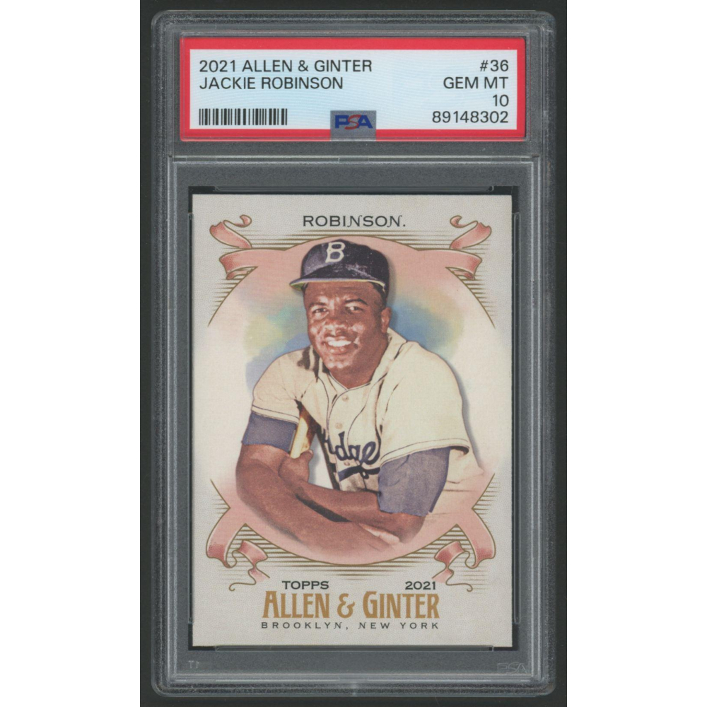 Jackie Robinson 2021 Topps Allen & Ginter #36 (PSA 10) | Pristine Auction