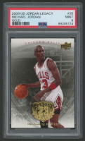 Michael Jordan 2009-10 Upper Deck Michael Jordan Legacy Collection Gold #35 (PSA 9) at PristineAuction.com