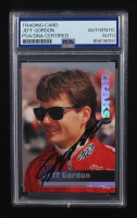 Jeff Gordon Signed 1995 Traks First Run #58 (PSA) at PristineAuction.com