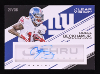 Odell Beckham Jr. 2015 Panini Clear Vision C Thru Autographs #CTOB #27/36 at PristineAuction.com