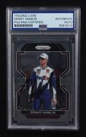 Denny Hamlin Signed 2022 Panini Prizm Racing #52 (PSA) at PristineAuction.com