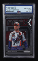 Denny Hamlin Signed 2021 Panini Prizm Apex Racing #A7 (PSA) at PristineAuction.com