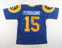 Vince Ferragamo Signed Jersey Inscribed "79 NFC Champs" (JSA) at PristineAuction.com