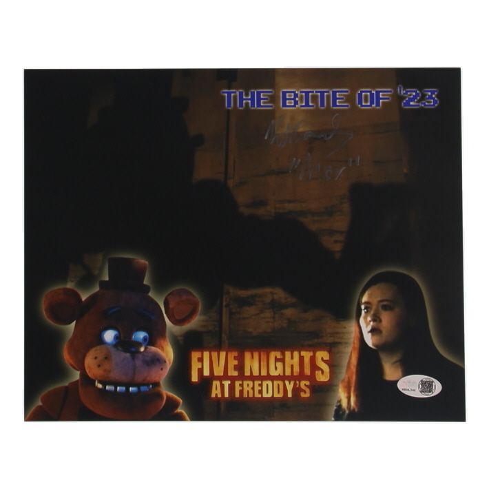 Kat Connor Sterling Signed "Five Nights at Freddy's" 8x10 Photo Inscribed "Max" (JSA) at PristineAuction.com Kat Connor Sterling Signed "Five Nights at Freddy's" 8x10 Photo Inscribed "Max" (JSA) at PristineAuction.com