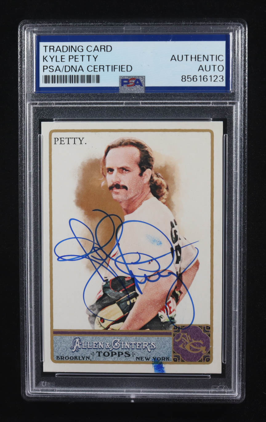 Kyle Petty Signed 2011 Topps Allen & Ginter The World's Champions #135 (PSA) at PristineAuction.com Kyle Petty Signed 2011 Topps Allen & Ginter The World's Champions #135 (PSA) at PristineAuction.com