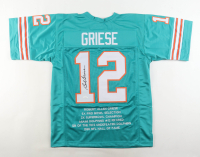 Bob Griese Signed Career Highlight Stat Jersey (JSA) at PristineAuction.com