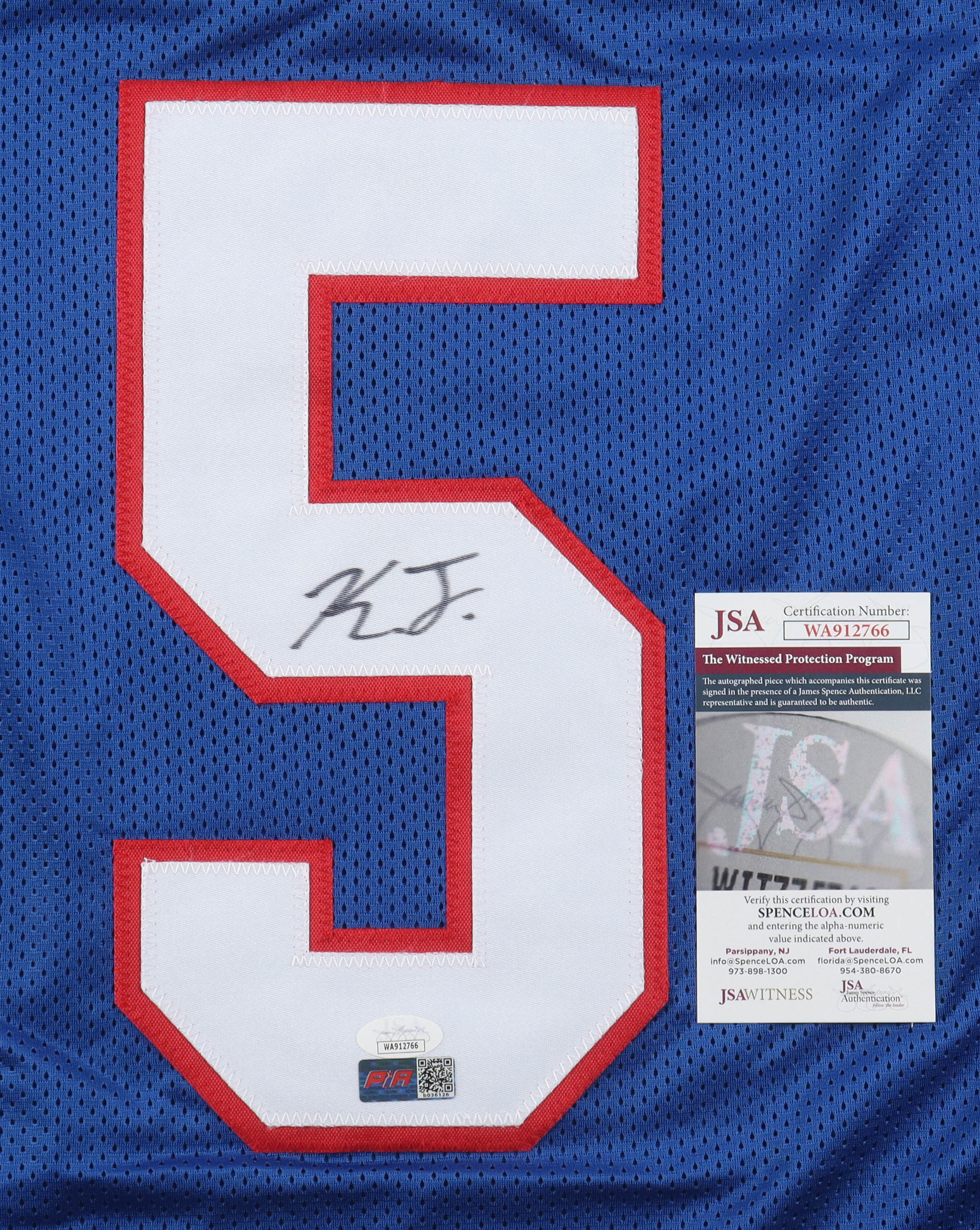 Kayvon Thibodeaux Signed Jersey (JSA) at PristineAuction.com Kayvon Thibodeaux Signed Jersey (JSA) at PristineAuction.com