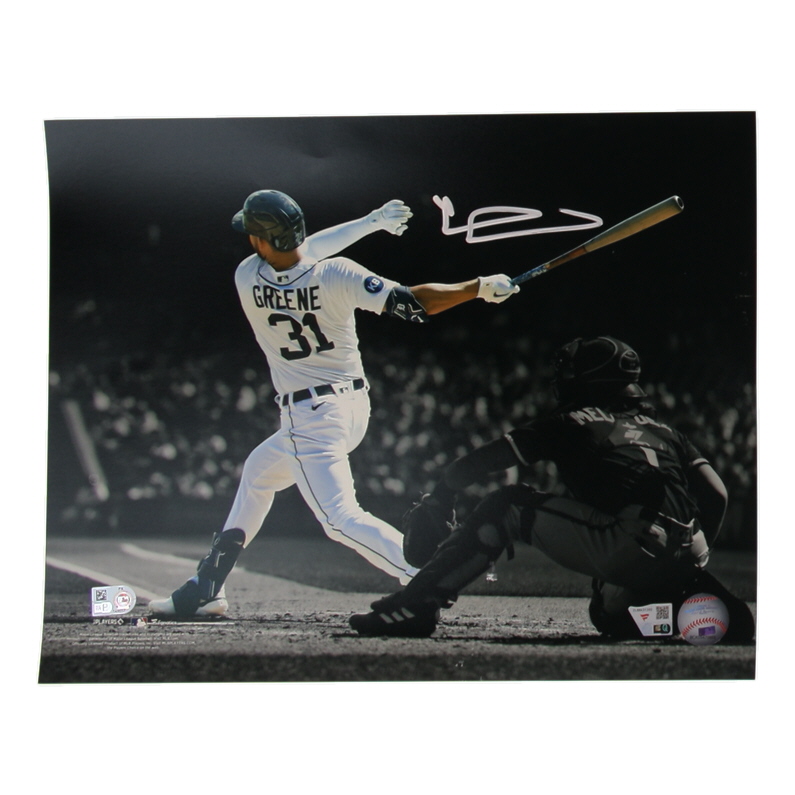 Riley Greene Signed Tigers 11x14 Photo (MLB & Fanatics) at PristineAuction.com Riley Greene Signed Tigers 11x14 Photo (MLB & Fanatics) at PristineAuction.com