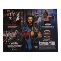 Roman Reigns Signed LE "WrestleMania" Signature Series 11x14 Photo (Fanatics) at PristineAuction.com